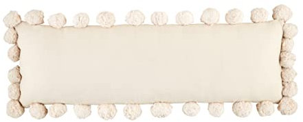 Mud Pie Homebody Kissen, 88,9 x 27,9 cm, cremefarben
