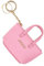 Guess Saffiano-Täschchen Keyring, Schlüsselanhänger, Pink