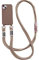 Emlivi Handykette Hülle für iPhone 11 Necklace Handyhülle Schultergurt Silikon TPU Bumper Cover mit Kordel zum Umhängen Schutzhülle mit Handy Lanyard Case für iPhone 11, Milchtee