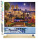 Figured'Art Malen Nach Zahlen Erwachsene Mit Rahmen Notre Dame unter den Sternen - Paint by Numbers Basteln DIY Bastelset 40x50cm Mit Keilrahmen (nicht gespannt)