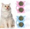 LWMTT 4 PCS Jouets à l'herbe à Chat,360° Jouet pour Chat Interieur Rotatives, Jouets Catnip Ball Comestibles pour Chats pour Le Nettoyage des Dents des Chatons