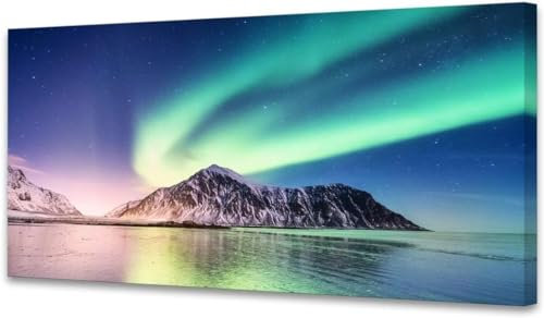 Aurora Borealis Diamond Painting Erwachsene Groß XXL 40x120cm, DIY 5D Diamant Painting Bilder kinder Malen Nach Zahlen Set, Diamond Art Full Diamant Malerei Kunst Basteln für Home Wand Dekor G-67