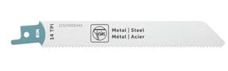 FEIN Säbelsägeblatt BIM 130 T14 MSfür Metall für Akku-Säbelsäge ASAS 18-21 K AS