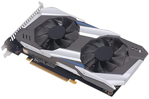 Yunir Scheda Grafica GTX1060, Scheda Video per Giochi con Memoria 6G DDR5 a 192 Bit, Risoluzione 7680x4320, Doppie Ventole per Windows 10, Windows Vista, Linux, Windows 11 (GTX1060 6GB)