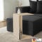Home Deluxe - Beistelltisch ZIMA - Creme - Made in Germany, 4 Aufstellmöglichkeiten - 360° Drehbar | Couchtisch, Sofatisch