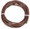 sourcing map Braided Leather Cord, 4mm Round Braided Faux Leather Necklace Cord Bolo Tie String 2 Yard for Jewelry Making Necklace Crafts Beading Braiding 76