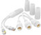 LYEAA Waterproof Ethernet PoE Splitter Adapter for IP Cameras RJ45 Converter Kit Network cable splitter 1 to 2 adapter