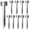 10 Pack 13.8 inches Railway Sleepers Brackets Sleeper Stakes for Galvanised Steel Post Brackets Garden Timber Planter Garden Beds