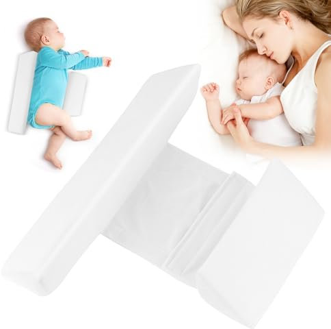 Mineup Lagerungskissen, Verstellbares Keilkissen, Seitenstützkissen, Side Support Pillow,Removable Positioning Pillow,Wattepad mit Rückenlehne, Anti-Roll Seitenschläferkissen(43x10x10 cm)