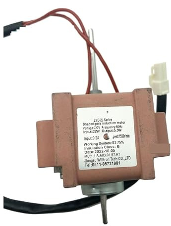 HWWW Ventilador de refrigeración de la serie ZYD-2J Entrada 22 W Salida 5 W 1550 RPM 220 V Ventilador del congelador Motor de inducción de polos sombreados Ventilador Reezer de polos sombreados