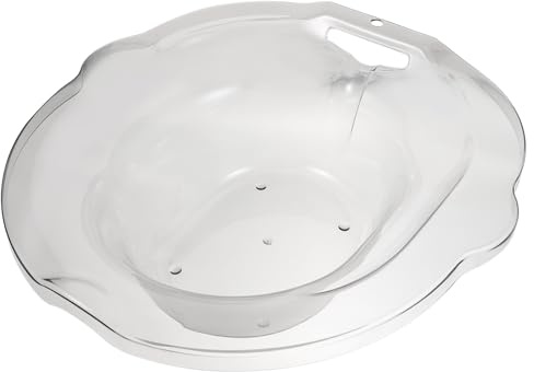 BESTYASH Sitzbad Für Toilettensitz Sitzbadbecken Für Hämorrhoiden Wochenbettpflege Waschbecken Für Senioren Robustes Design Mit Ausreichend Platz Und Tiefe Für Entspannendes Intimbad