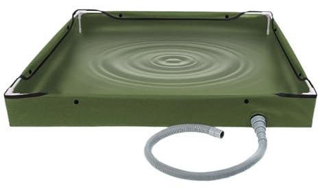 Genérico Plato De Ducha para Autocaravana | Pileta de Ducha para Camping con Desagüe - Bañera de Campaña para Senderismo Viajes Tienda de Campaña Playa
