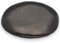 Edelstein Scheibenstein 3-5 cm + Edelsteinkarte | Handschmeichler Taschenstein Massagestein | Lebensquelle Plus (Schungit, schwarz)