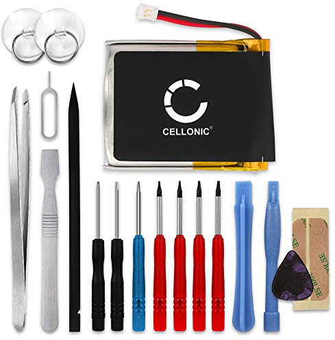 CELLONIC, Battery for Smartwatch & fitness tracker compatible with Garmin Fenix 3 HR, Fenix 3 (300mAh, 3.7V) + Tool-kit Replacement battery 361-00034-02