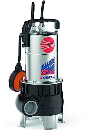 Pompe De Relevage Pedrollo Zxm 1b/40 Eaux Chargées Flotteur Intégré Mono 12 M3/h 0.5 Kw
