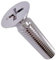 M3x16 Vis à métaux à tête fraisée, boulons Phillips, attache à tête plate à encastrement croisés 3mm Vis zinguée adaptée au métal, à la construction, à l'installation, au bricolage (Pack of 50)