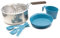 Laken Set de Cocina, Set de Camping Vivac de Acero Inox y Polipopileno 1 Persona