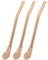 caáMate Bombilla ● Mate Tee Sieb Trinkhalm in Löffelform ● Edelstahl 16cm Spülmaschinenfest ● Das Original (Bronze, 3 Stück)