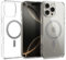 Caseology Capella Mag für iPhone 16 Pro Max Hülle [Ultraklar] Magnetischer Fallschutz in Militärqualität mit seitlichem Griffmuster, Schutzhülle für iPhone 16 Pro Max –Clear Gray