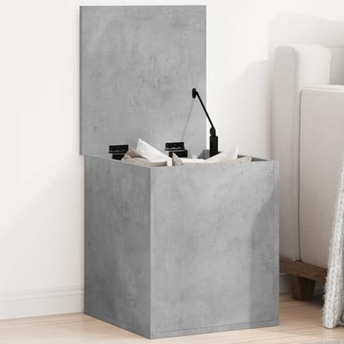 Willood Truhe Betongrau 40x42x46 cm Holzwerkstoff