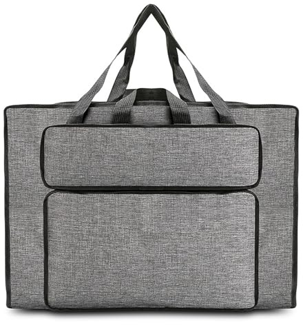 Bocguy Transporttasche Wasserdicht A2 Kunstmappe Multifunktional Zeichnungtasche Zeichenbrett Tasche mit Griffen Malerei Kinder Künstlermappe Leicht Portfolios Aufbewahrungstasche