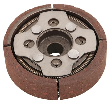 HEMOTON Embrayage De Courroie Et Bloc De Barre Franche Pour Micro-motoculteur, Usage Jardinage Et Travail Du Sol, Compatible 1e48f, Matériau Solide Rouge, Kit 4 Pièces Friction