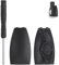 lasuroa 2pcs Car Key Rear Cover Replacement, Key Fob Back Cover with Screwdriver Compatible with Mercedes Benz B-Class C-Class E-Class W204 3 Buttons Keys Shell Case Car Accessories