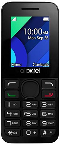 Alcatel 1054D 4,57 cm (1,8 Zoll) Handy 10.54 (Dual SIM, Bluetooth, Taschenlampe, 800mAh Akku, Radio, FM, microSD Kartenleser) weiß
