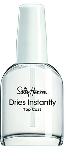 Sally Hansen Insta-Dri®, Dries Instantly Top Coat, Quick Dry, Long Lasting, Streak-Free Shine, Clear Nail Polish