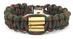 Gök-Türk Armband für Herren 'Geschoss' Kugel Patrone Soldat Armee Armeegrün