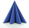 Prime Guest Servietten BLAU | Premium Edition für Hochzeiten und Feiern | aus Prime Guest Airlaid | stoffähnlich | 50er Packung | 50 Stück | 40 x 40 cm | ¼ Falz
