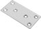 sourcing map Repair Plate, 80mmx40mm, Flat Fixing Mending Corner Brace Bracket Connector, Pack of 1