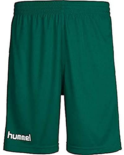 hummel Jungen Sporthose Kurz-Core Poly Shorts-Trainingshose Herren Hohe Bewegungsfreiheit-Laufshorts, Evergreen Pr, 164-176 (XL)