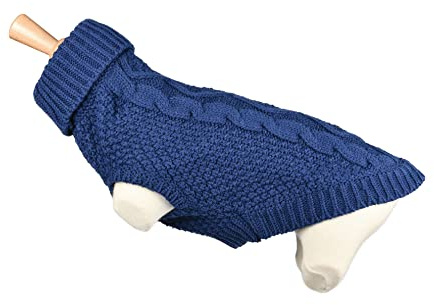 Doogy Hundepullover, gedreht, Blau