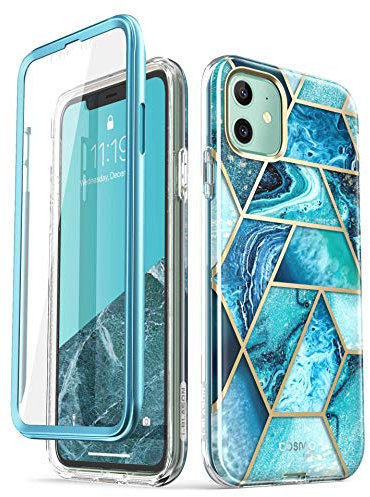 i-Blason Cosmo Series Protective Case for Apple iPhone 11 (2019), Ocean Blue