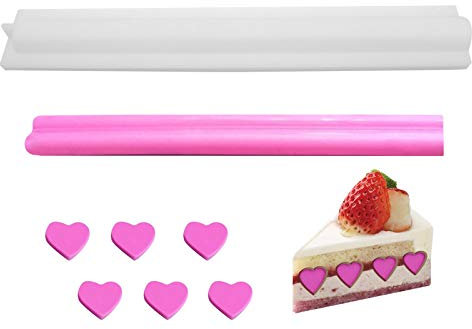 LaceDaisy DIY Long Tube Mousse Dessert Moule Tube de Silicone Moule pour la Fabrication de savons Moule à Bougie Fait à la Main Bougie, Décoration Gâteau Outil,Cuisine Artisanat Décorations