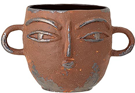 Bloomingville Blumentopf Lo, braun, Keramik