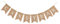 rustikalem Vintage Candy BAR Girlande banner Leinen,Candy Bar Dekoration Zubehör Hochzeiten Geburtstag, Candybar Girlande Banner für Hochzeit Party Geburtstag Dekoration Event Supplies Fotorequisite