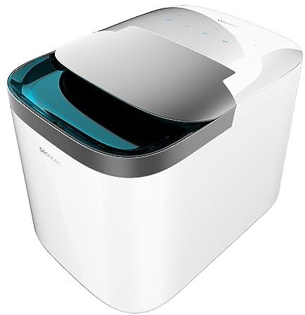 Cecotec Máquina de Hacer Hielo Chillin' Ice 1500. 150 W, Capacidad de Producción Diaria de 15 Kg, Display Táctil, Control con APP, Ventana de Control, Autolimpieza, Aviso de Nivel de Agua