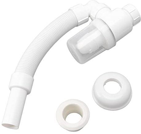 Tubo di Scarico delle Acque Reflue, Valvola di Non Ritorno del Tubo di Scarico del Lavandino Regolabile Estensibile in ABS Flessibile per la Cucina Domestica
