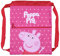 Peppa Pig Turnbeutel Sporttasche Sportbeutel Kindergarten Rucksack (Rosa)
