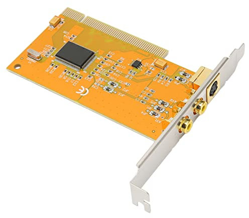 Vikye PCI-E-Capture-Karte, PCIe-Video-Capture-Karte, 640 X 480 30 FPS, Klare Bildqualität, Plug-and-Play-PCIe-Capture-Karte für Windows für TV