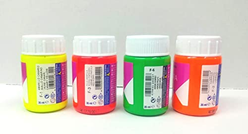 TEMPERA/PINTURA FLUOR LA PAJARITA- AMARILLO CANARIO