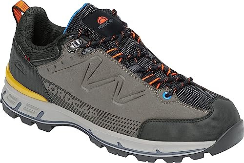 NORDCAP Trekkingschuhe niedrig, rutschfeste Wanderschuhe für Frauen und Männer, wasserdicht & temperaturregulierend, ideal für alle Outdoor Abenteuer, Grau, Gr. 40