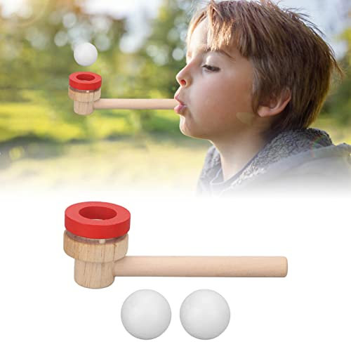 Juguete de Ejercicio de Capacidad Pulmonar, Ejercitador de Respiración de Bola de Soplado Educativo para Niños Adultos con Bolas de Espuma Ampliamente Utilizado en la Escuela en
