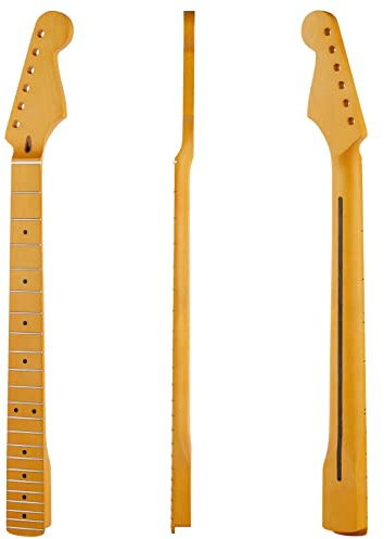 URSKOG Guitar Neck 22 Fret ST Maple Fretboard Guitar Neck Guitar DIY Parts Replacement