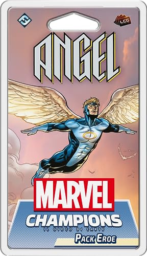 Asmodee Marvel Champions Das Kartenspiel Angel, Pack Held, Erweiterung des Brettspiels, 14+ Jahre, 1-4 Spieler, italienische Ausgabe