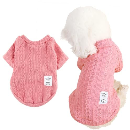 Hundepullover, ACTOYS Hundepullover Kleine Hunde, Hundepullover Haustier Pullove, Winter Warmer Hund Katzenpullover, Hundepulli, für Kleine Mittelgroße Hunde und Katzen