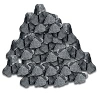 Best For Garden | Basaltsplitt 2-5 mm | Schwarzer Ziersplitt für Garten, Wege & Hof | Natursteine, Dekosteine & Teichkies | Robuster Basalt 100 kg | Anthrazit Kies für Aquarium & Außenbereich