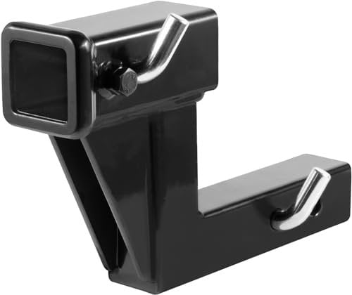VEVOR Anhängerkupplungs-Erhöhung für 5,08cm Empfänger mit 15,24cm Anstieg/Abfall Verlängerungsadapter für die Anhängerkupplung 17,78/22,86cm Verlängerungslänge 1,81T Anhängelast inkl. Kupplungsstifte